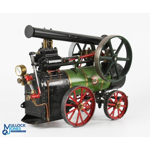 19 - Michael Holden Live Steam Portable Traction Horse Drawn Engine, by Allchin c1976 model No.553, 3/4 i... 