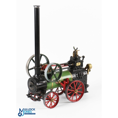 19 - Michael Holden Live Steam Portable Traction Horse Drawn Engine, by Allchin c1976 model No.553, 3/4 i... 