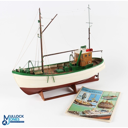 21 - Period Nordsokutter Wooden Boat Billing Boats of Norway, a hand-built Model of a fishing trawler 52c... 