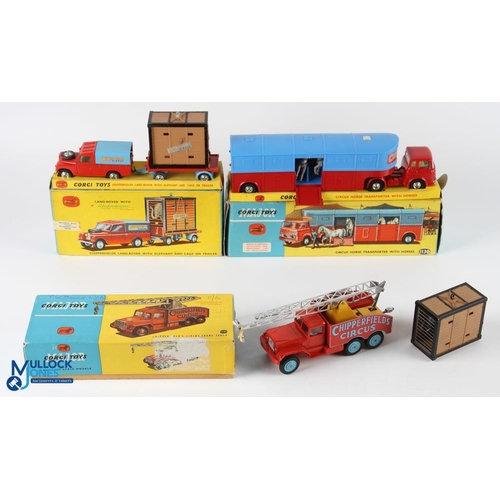 211 - Corgi Toys Chipperfield Circus lot, to include gift set No.19 in original box with card insert and a... 