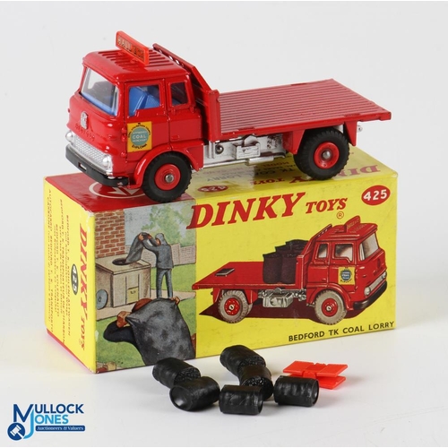 215 - Dinky Toys 425 Bedford TK Coal Lorry, with original load and box very light used condition