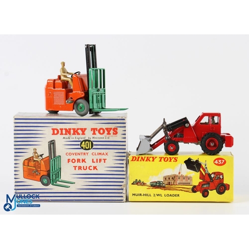 217 - Dinky Toys Commercial Vehicles to include a Dinky 401 Coventry Climax forklift truck-in original box... 