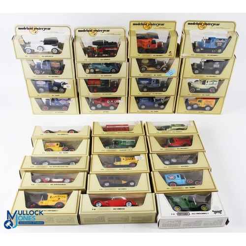 228 - Matchbox Models of Yesteryear, all in off-white boxes clean condition (#box of 34)