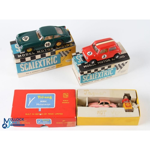 232 - Period Scalextric & Tri-ang Minic Motorway Slot Car Models, to include Scalextric Mini Cooper C76 in... 