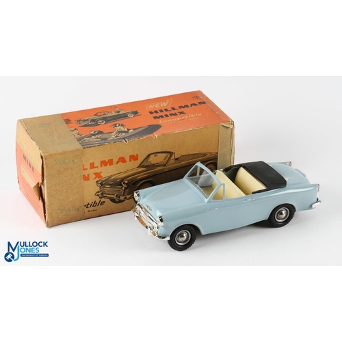 233 - Vintage 1950s Victory Industries Hillman Minx, boxed -slight bend to boot otherwise, box has tape to... 