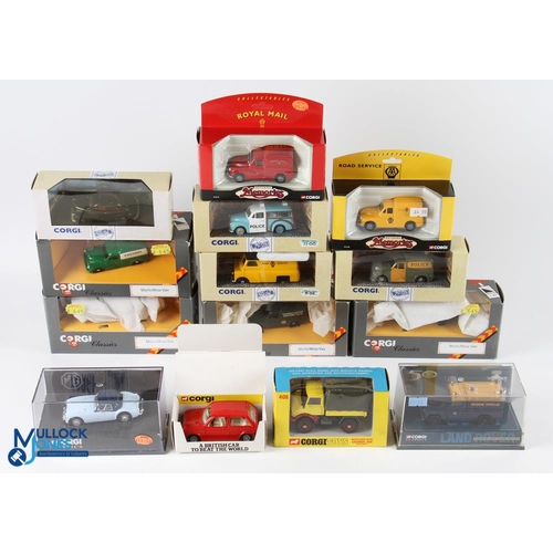 235 - Corgi Diecast Car Collection, to include Corgi Classic models of Morris Minor van collectors club MG... 