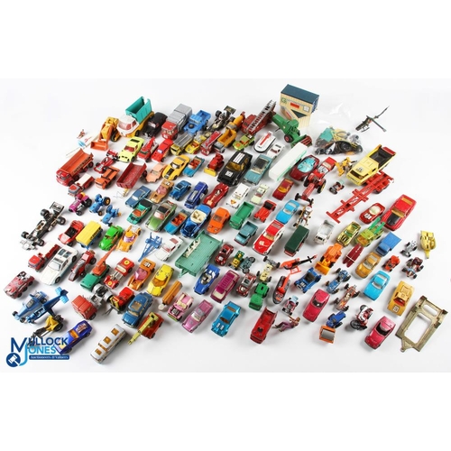 245b - Matchbox Lesney Corgi Majorette Diecast Toys, a good playworn collection with most models made by Le... 