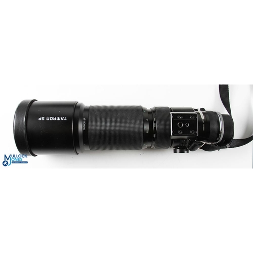 287 - SLR 35mm Tamron Camera Lens SP 200-500mm f/5.6 BBAR MC 95 43 12-5 for Contex in its original case - ... 