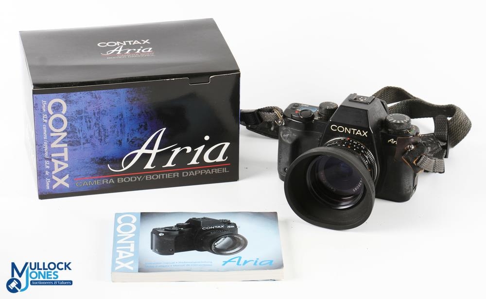 Contex SLR 35mm Aria Camera, with original box Carl Zeiss Tessar 2