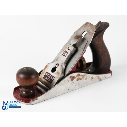 315 - Vintage Spiers Ayr No: 14 Smoothing Plane - original Iron Handles - has a Stanley blade with it. Goo... 