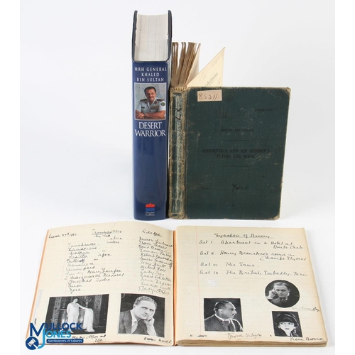 387 - WWII 1941-1943 RAF Observers and Air Gunners Flying Log Book, for G Yule 928451 air gunner from his ... 