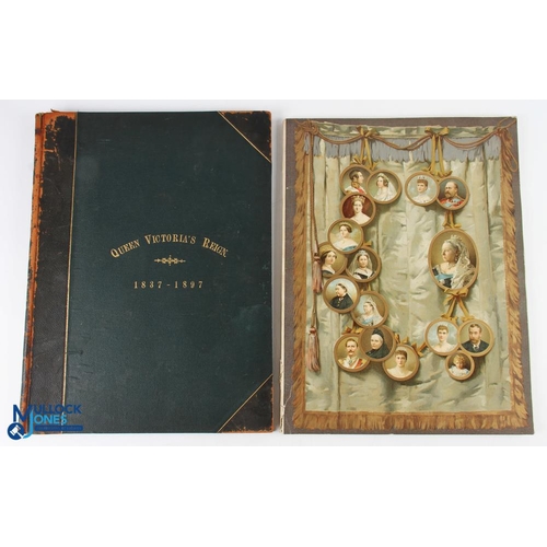 395 - 1837-1897 Queen Victoria Jubilee Illustrated London News quarter leather bound volume, Royalty Colle... 