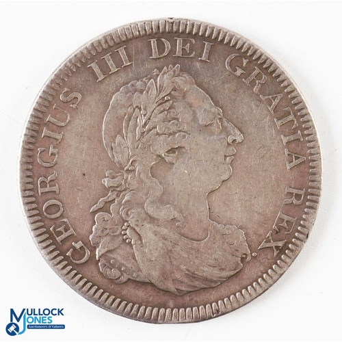 414 - George III 1804 Bank of England Dollar Silver Bank Token - five shillings / Dollar silver coin, ligh... 