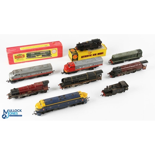 42 - 00 Gauge Locomotives, a mixed collection to include Tri-ang R50 (in need of repair) R52, R55, R159, ... 