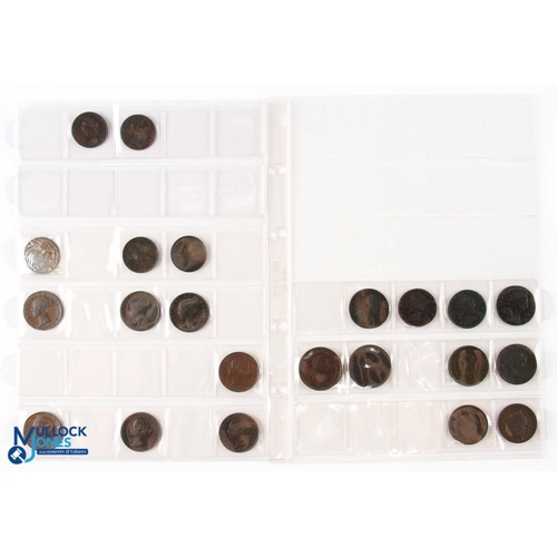 427 - George III to Victoria Half Penny Coins (22) - in very good and better conditions, with choice condi... 