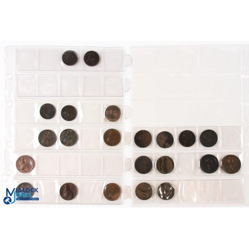 427 - George III to Victoria Half Penny Coins (22) - in very good and better conditions, with choice condi... 