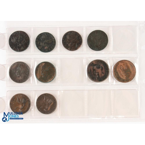 427 - George III to Victoria Half Penny Coins (22) - in very good and better conditions, with choice condi... 