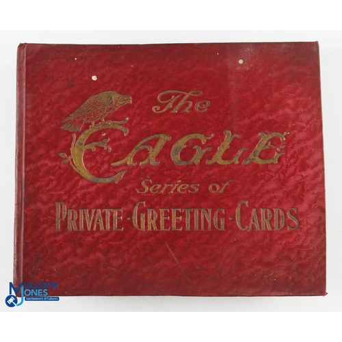 489 - The Eagle Series of Private Greet Cards Trade Book of Cards c.1911 with 39 pages of cards including ... 