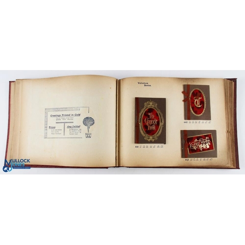 489 - The Eagle Series of Private Greet Cards Trade Book of Cards c.1911 with 39 pages of cards including ... 