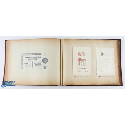 489 - The Eagle Series of Private Greet Cards Trade Book of Cards c.1911 with 39 pages of cards including ... 