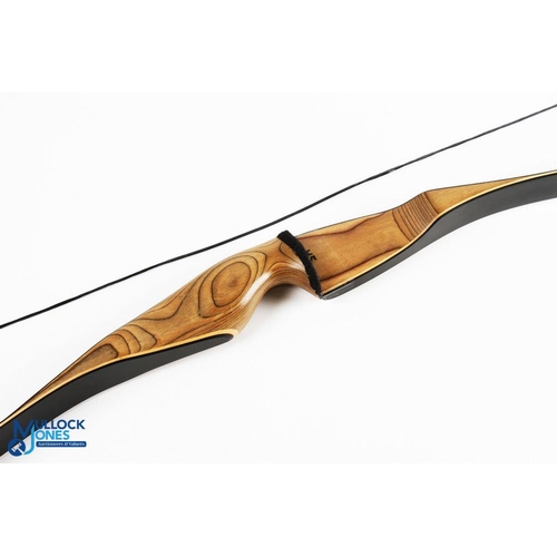 495 - Vintage Bear Archery Grizzly Glass Powered Recurve Bow 45# Amo BC -09-444- 58