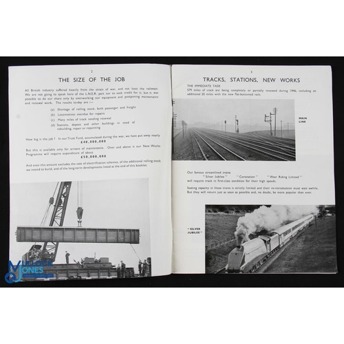 510 - Forward: The LNER Development Programme 1946 Book a 25 page publication with 24 photographs and seve... 