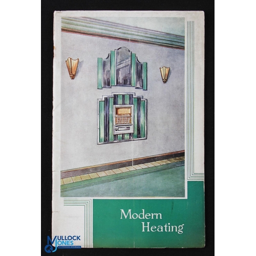 516 - Modern Heating, The Croydon Gas Company January 1935- A 44 page book illustrating and detailing Gas ... 