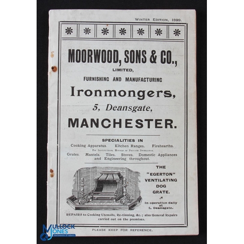 518 - Moorwood Sons, 5 Deansgate, Manchester 1899. An extensive 112 page catalogue illustrating hundreds o... 