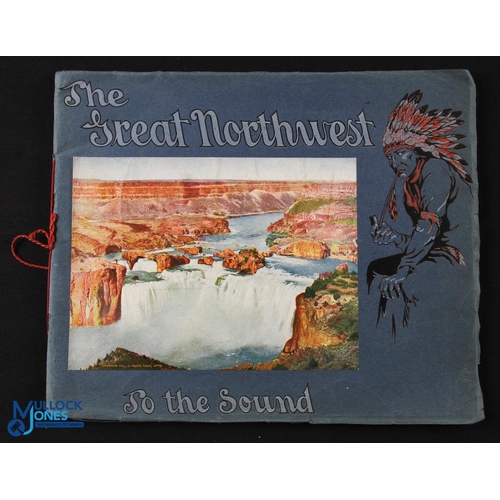 539 - United States: The Great Northwest to The Sound 1907. Attractive Album of 24 beautiful tipped in mul... 