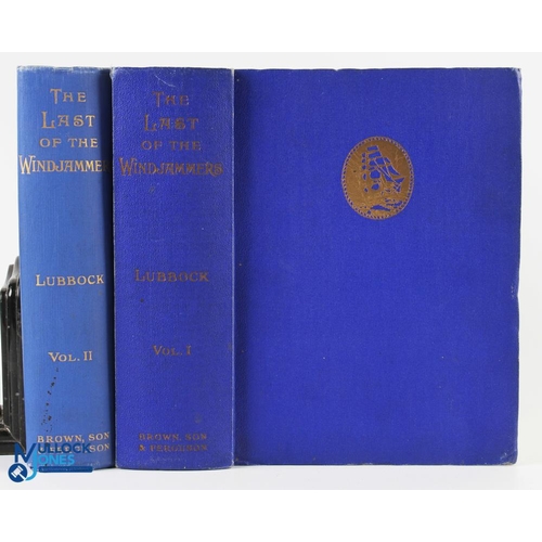 564 - The Last of The Windjammers by Last of The Windjammers - Basil Lubbock - two volumes 1935. Volume 1 ... 