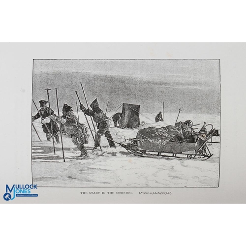 566 - Arctic The First Crossing of Greenland by Fridtjof Nansen 1892 - 452 page book with over 130 illustr... 