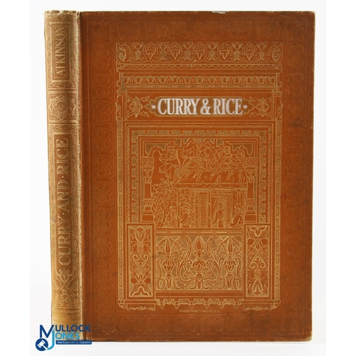 575 - India: Forty Plates or the Curry & Rice by George Francklin Atkinson 1911 -large 86 page book with 4... 