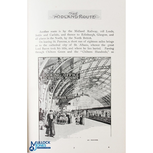 585 - West Highland Railway; Mountain Moor and Loch 1895. A well produced 178 page book with some 170 illu... 