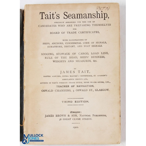 589 - Tait S Seamanship 1902 sub titled 