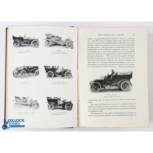 598 - Motoring, Petrol, Steam & Electric Cars 1904 - 521 page book with over 140 photographs, illustration... 