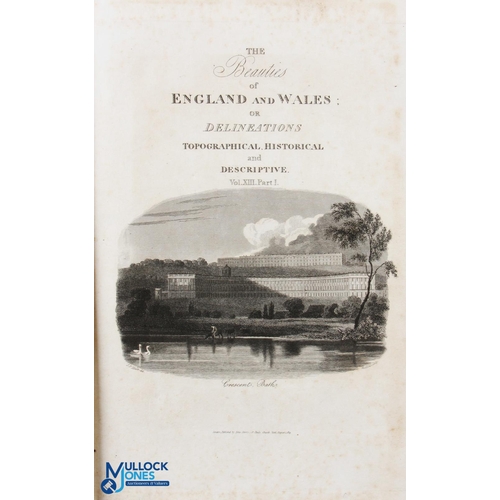 605 - Somerset & Shropshire by J Nightingale 1813- Each County has 278 and 338 pages- Also a total of 28 p... 