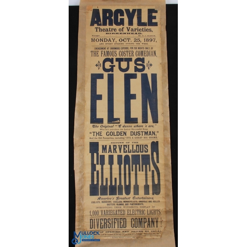 608 - Victorian Music Hall Poster 