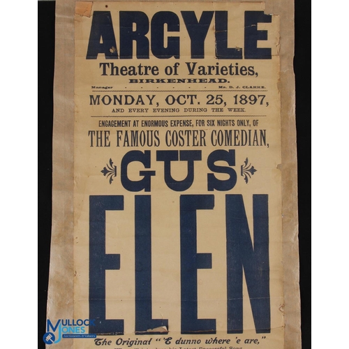 608 - Victorian Music Hall Poster 