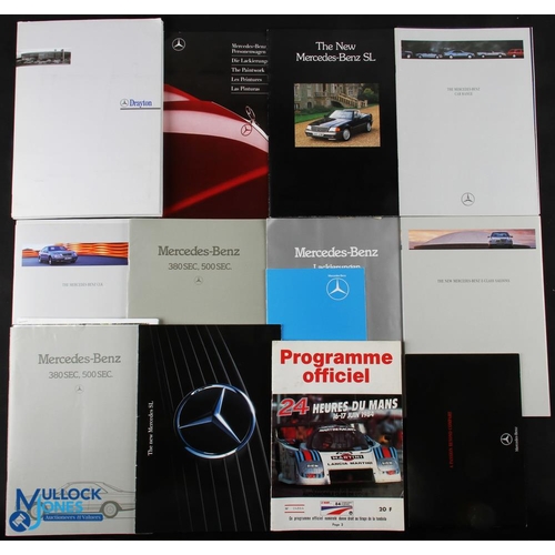 638 - Mercedes-Benz Sales brochures/Price lists, a good collection of 10 paperback publications to include... 