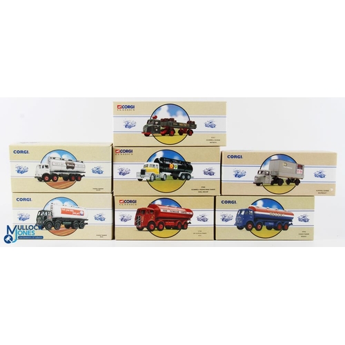 65 - Corgi Classics Road Transport Diecast Commercial Toys (7) incl' Regent Foden Tanker 97970, Esso ERF ... 