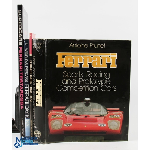 654 - 4x Ferrari Book, to include sports racing and protype competition cars Antoine Prunet 1983, Ferrari ... 