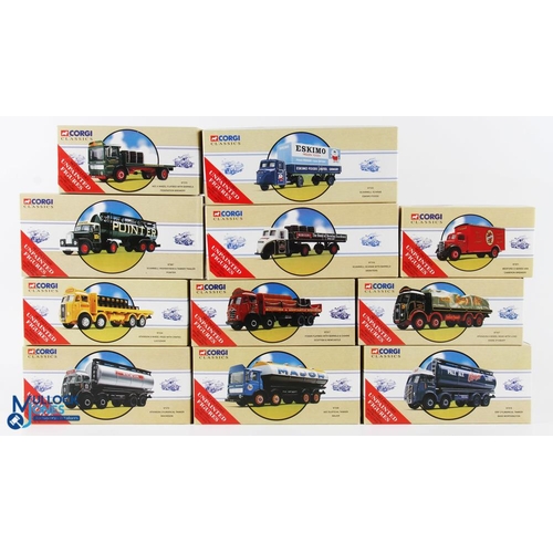 66 - Corgi Classics Road Transport Diecast Commercial Toys (11) incl' Bass Worthington ERF 97319, Eskimo ... 