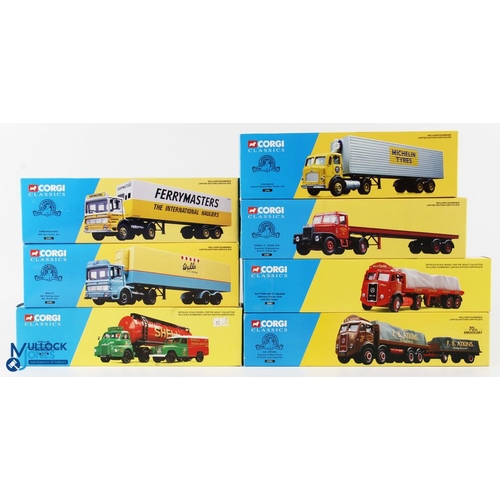 68 - Corgi Classics 40th Anniversary Diecast Toys (5) incl' Wall's AEC Refrigerated 21401, Michelin Leyla... 