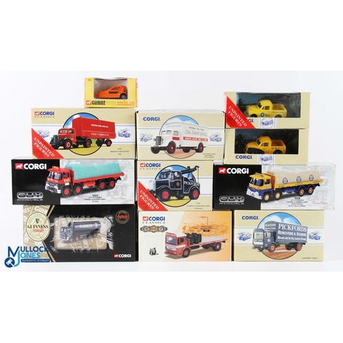 72 - Corgi Diecast Toy Selection (11) to incl' GUY Wynns Invincible 29102, Blue Circle Cement GUY Invinci... 