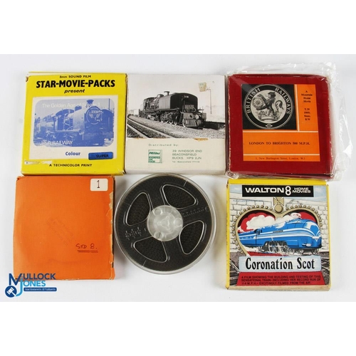 806 - A Collection of Super 8mm Railway Train Locomotive Films, to include South Africa Steam PM Film, The... 