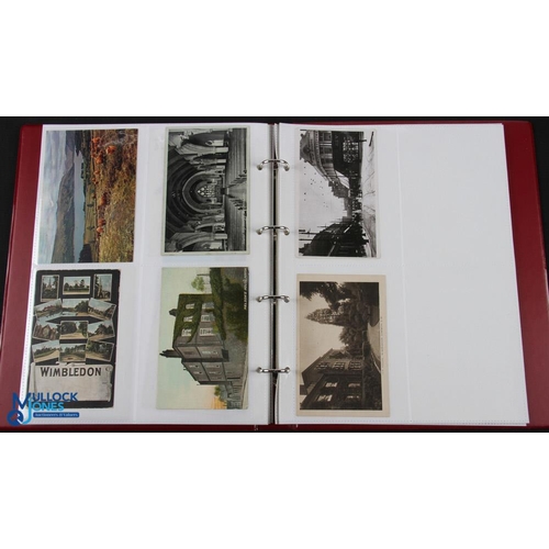 839 - A Collection of Topographical Postcards most are London Wimbledon related, printed and real photo ca... 