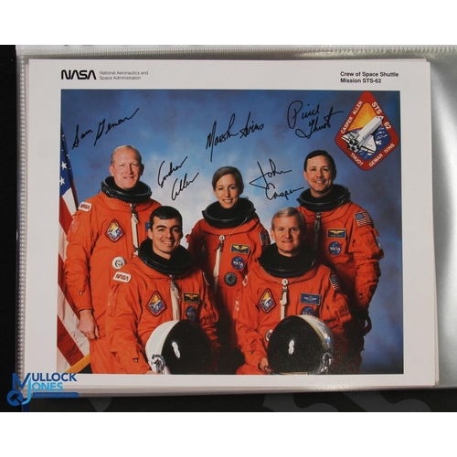 902 - NASA - Shuttle Missions fine set of approx. 48 colour 8x10 photographs showing the crews of Space Sh... 