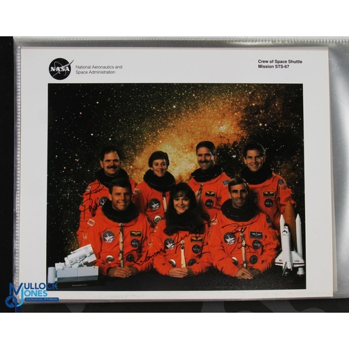 902 - NASA - Shuttle Missions fine set of approx. 48 colour 8x10 photographs showing the crews of Space Sh... 