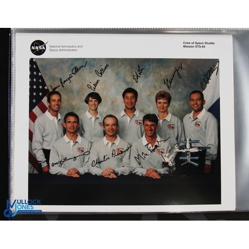 902 - NASA - Shuttle Missions fine set of approx. 48 colour 8x10 photographs showing the crews of Space Sh... 