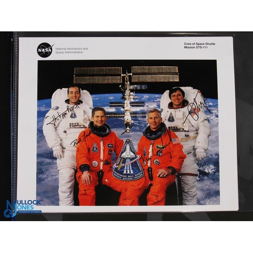 902 - NASA - Shuttle Missions fine set of approx. 48 colour 8x10 photographs showing the crews of Space Sh... 